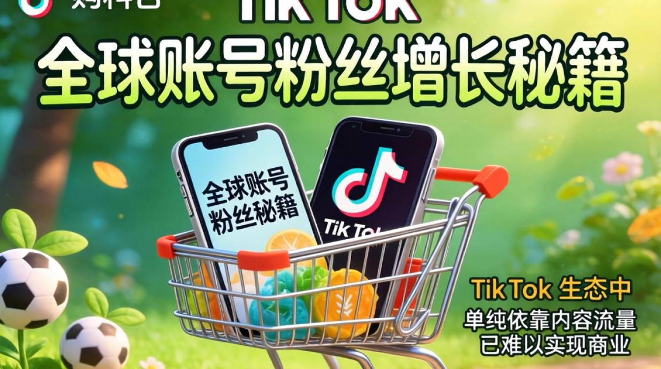 TikTok 开购物车 全球账号粉丝增长秘籍