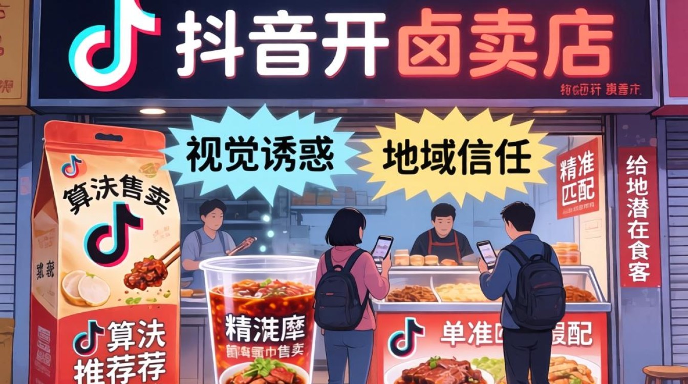 抖音开店卖卤菜流量怎么获取