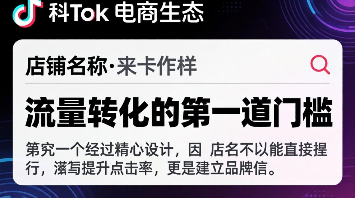 电商技巧做tiktok起什么名字能提升店铺销量