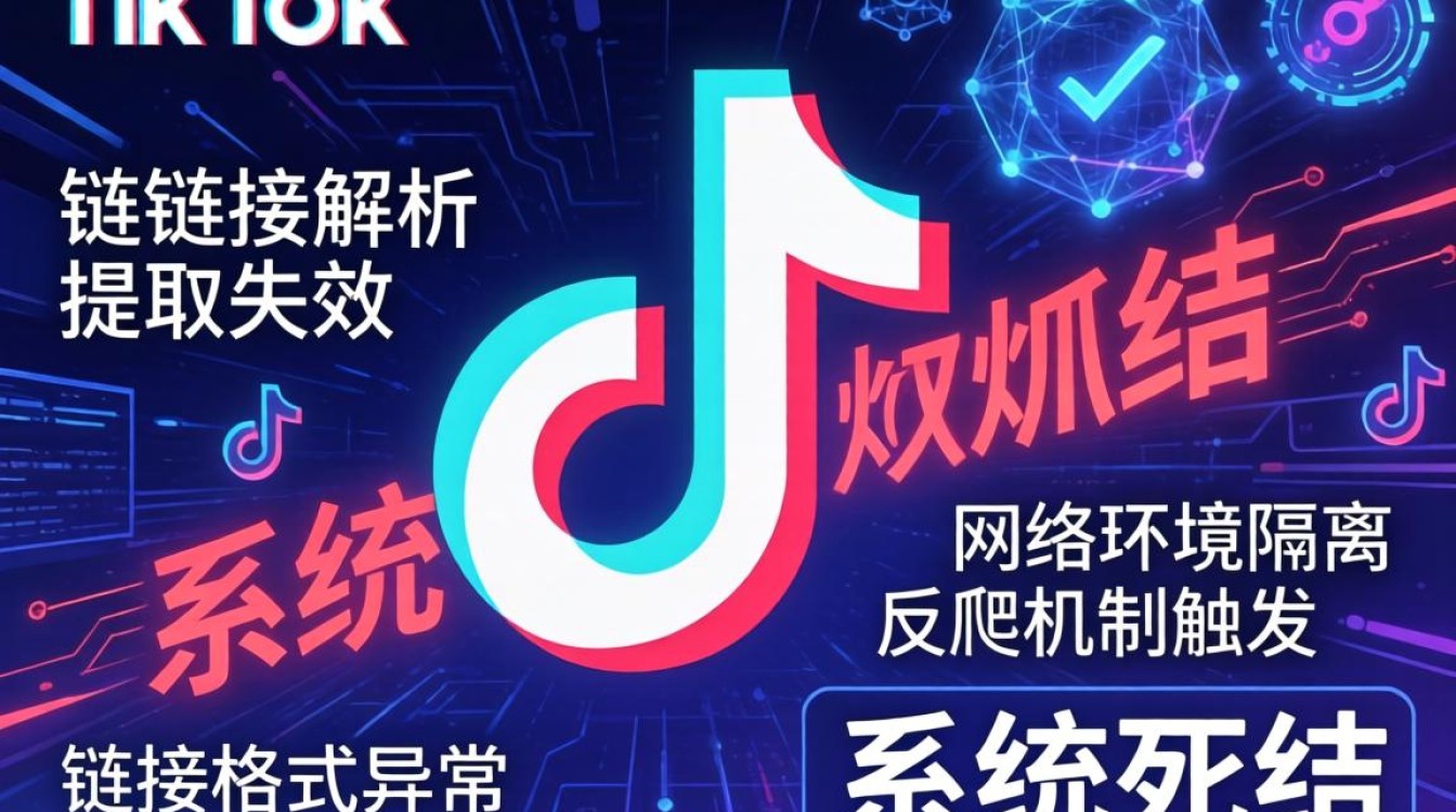 TikTok 链接解析提取失败原因及解决方法