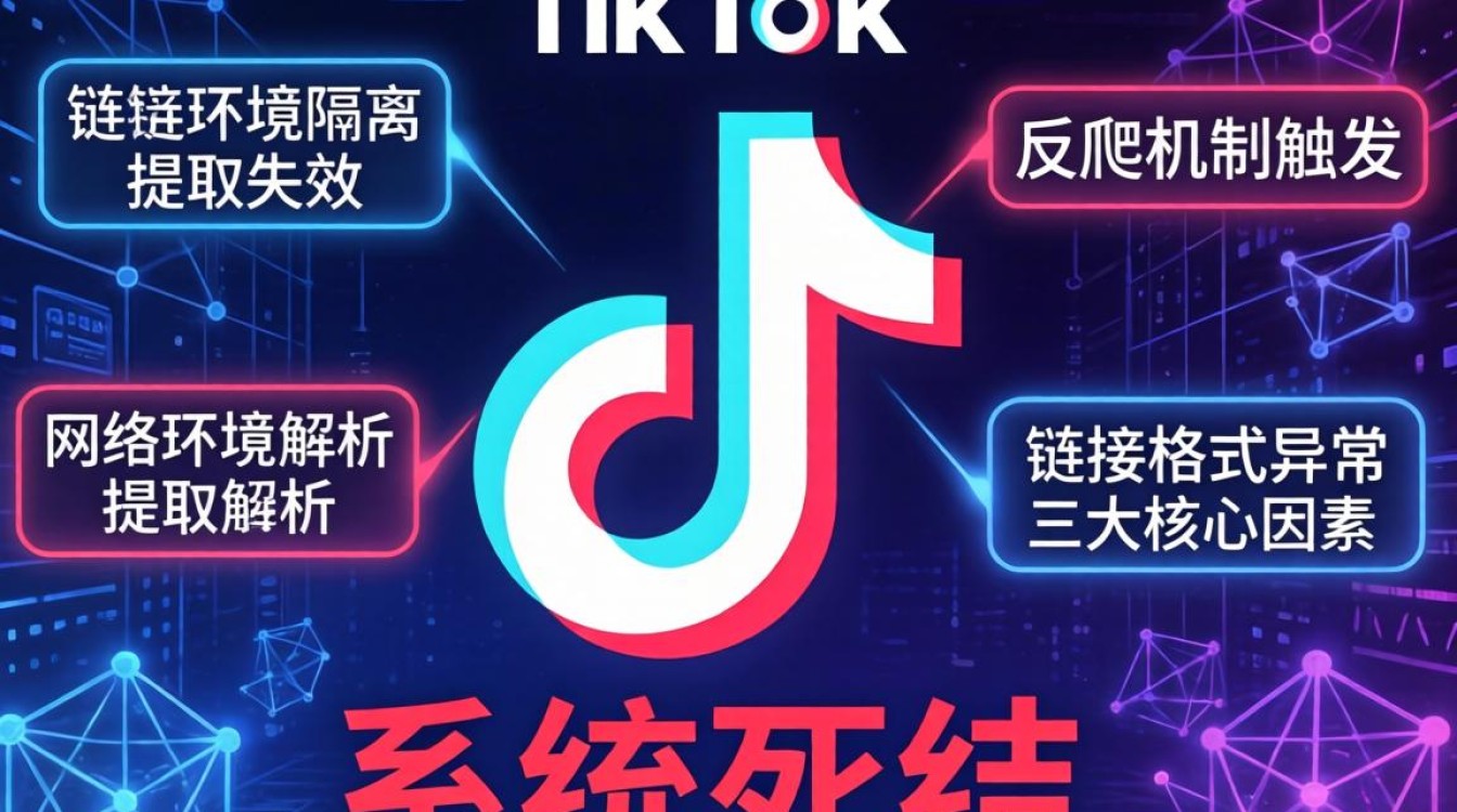 TikTok 链接解析提取失败原因及解决方法