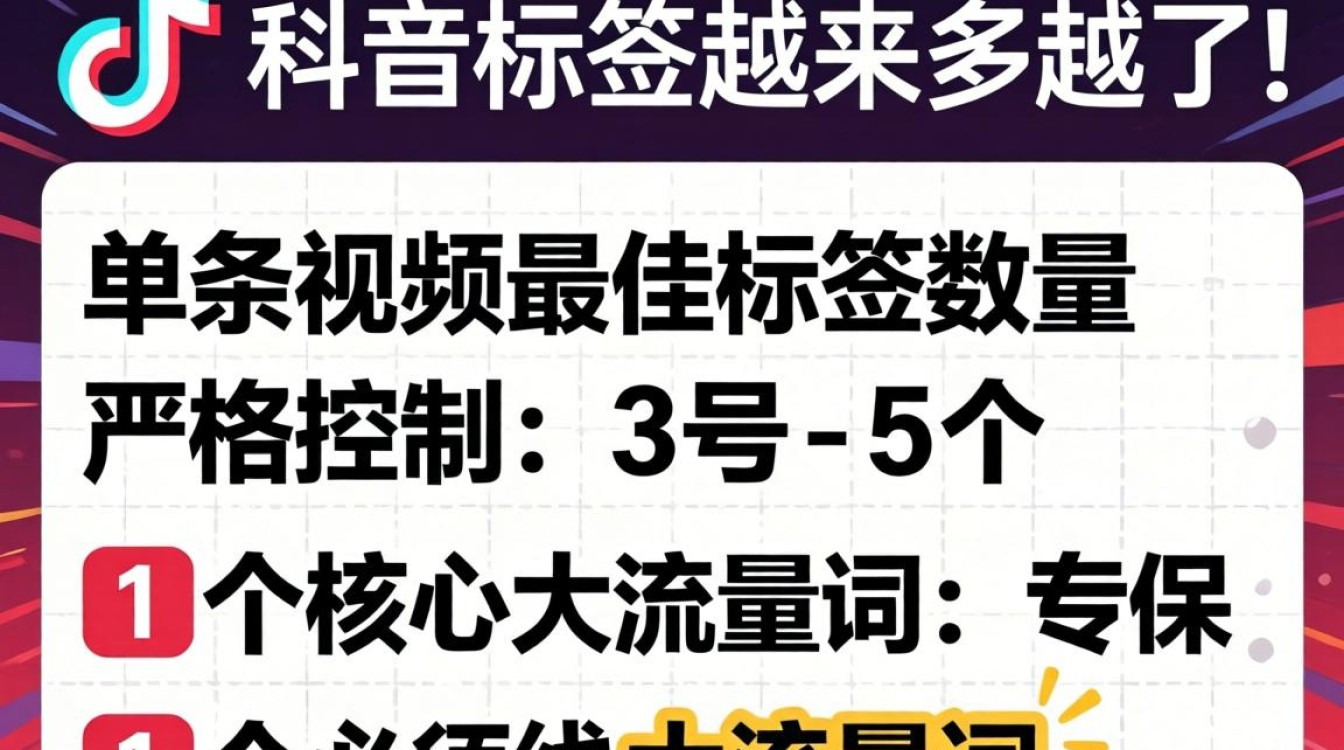 TikTok 标签最多打几个