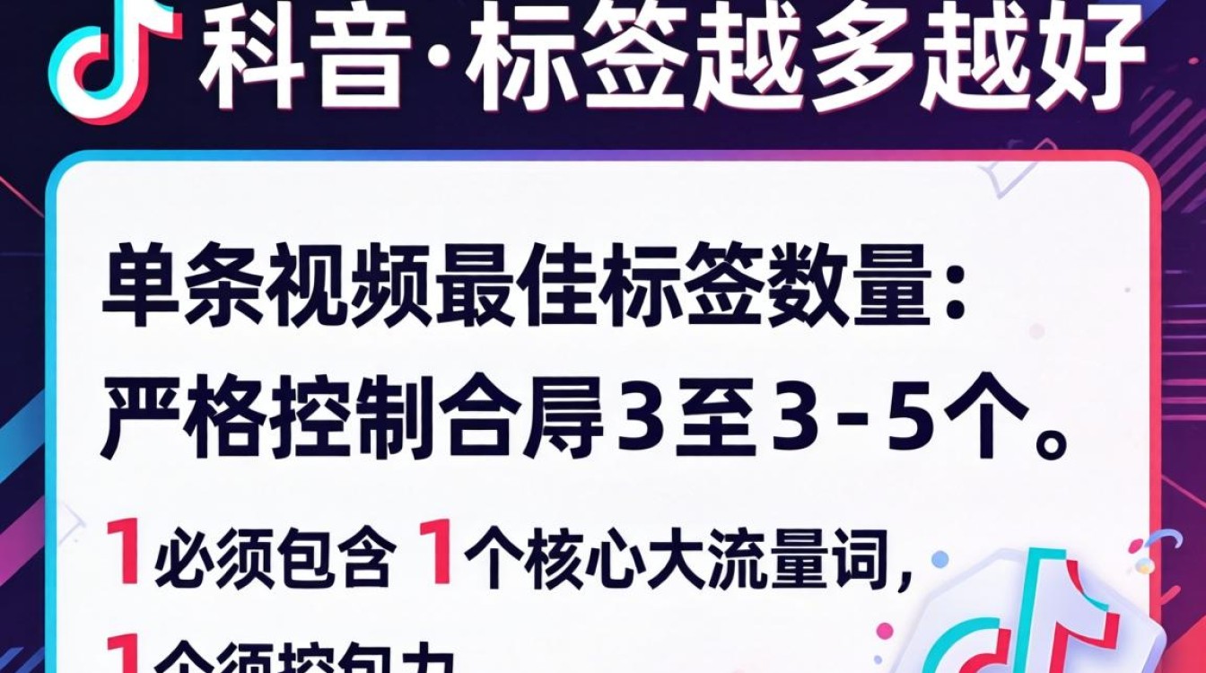 TikTok 标签最多打几个