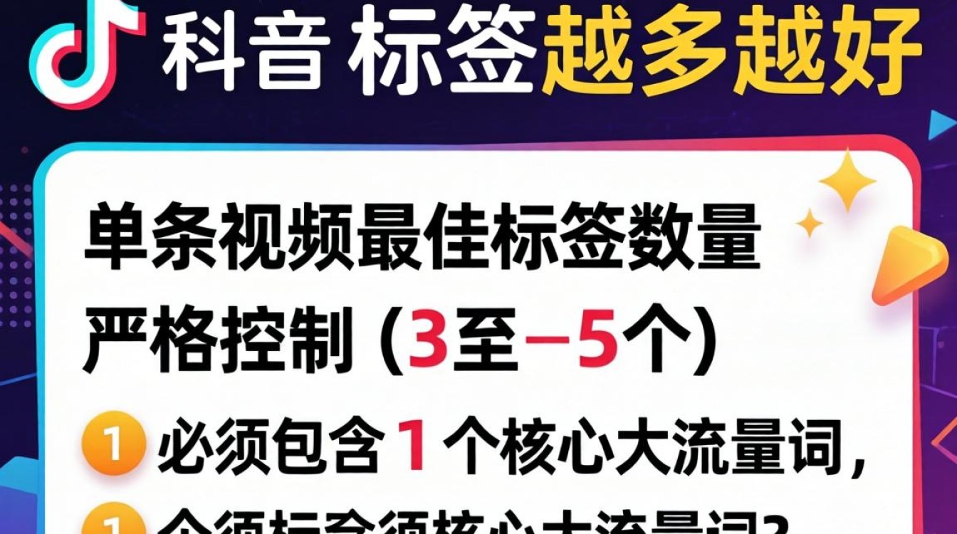 TikTok 标签最多打几个