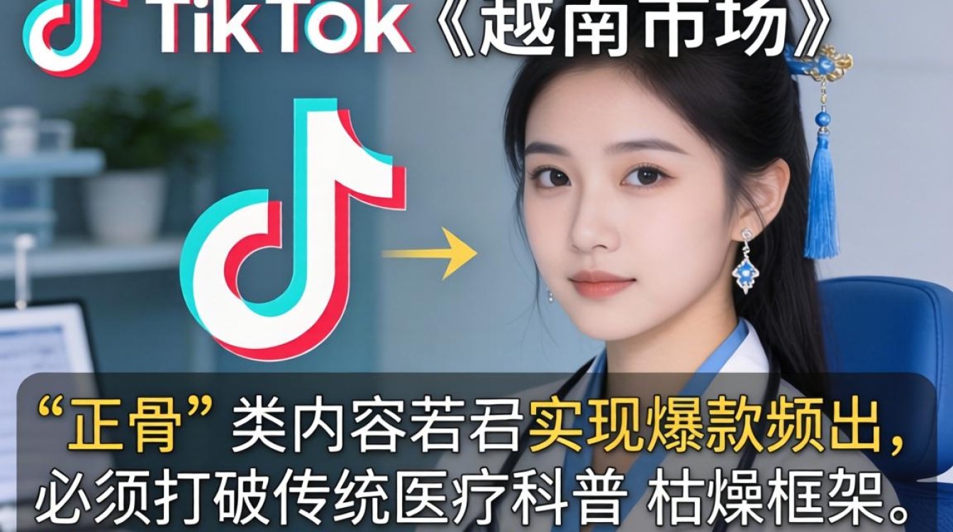 TikTok 越南小姐姐正骨内容创作技巧