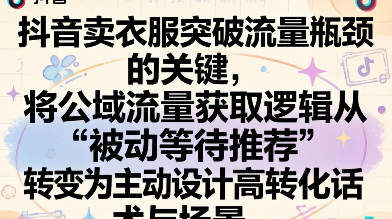 抖音怎么开播卖衣服话术