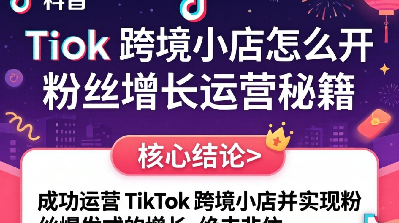TikTok 跨境小店怎么开