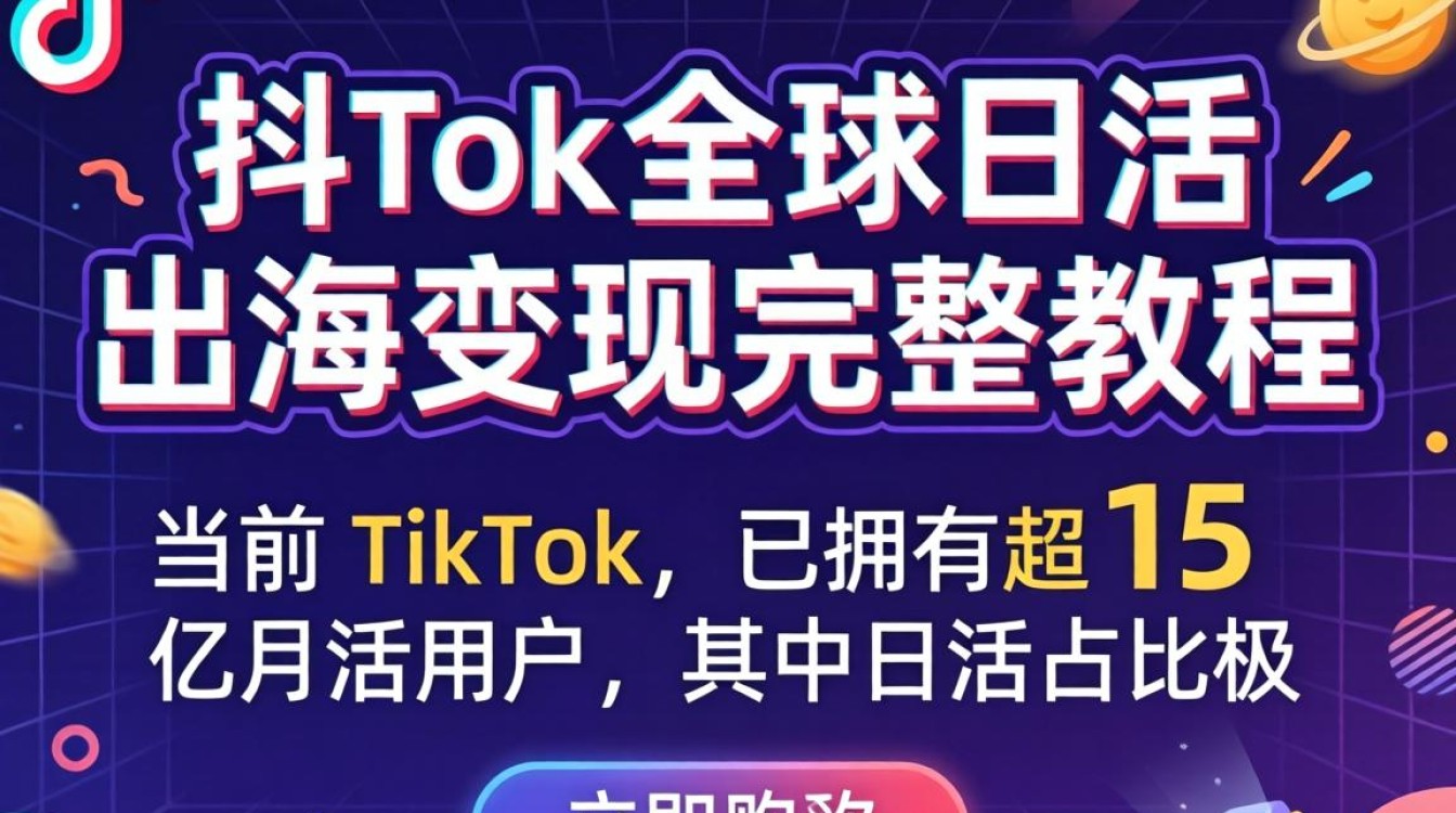 TikTok 在全球日活 出海变现完整教程