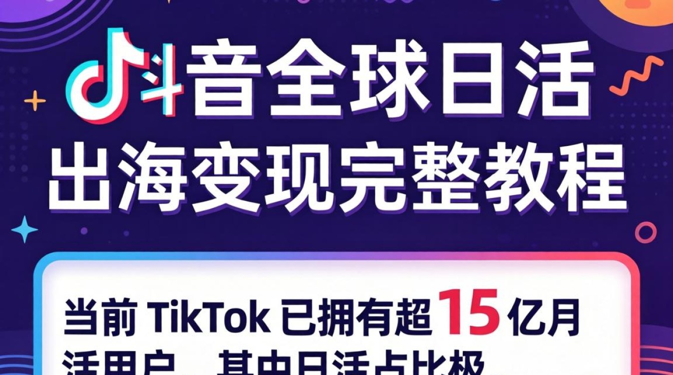 TikTok 在全球日活 出海变现完整教程
