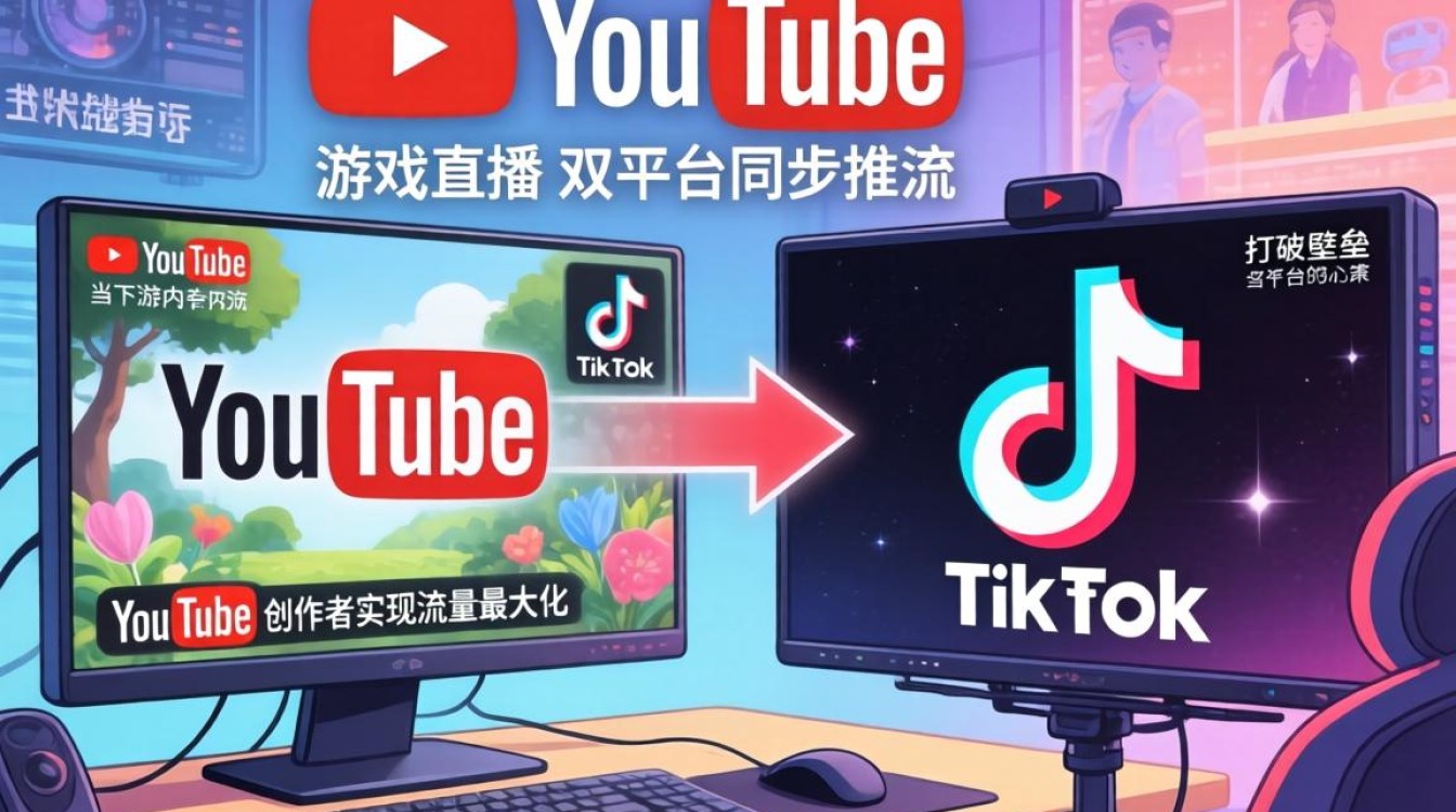 YouTube 游戏怎么直播到 TikTok