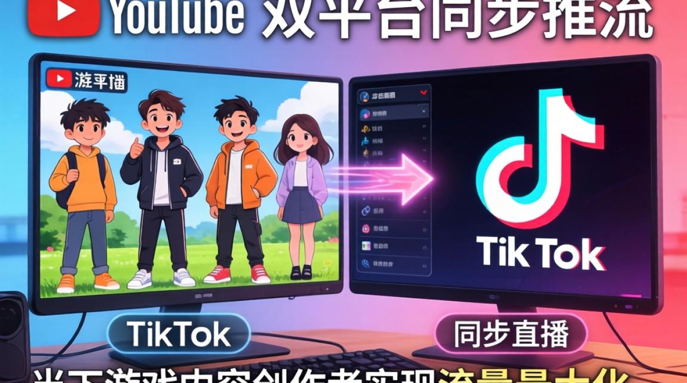 YouTube 游戏怎么直播到 TikTok
