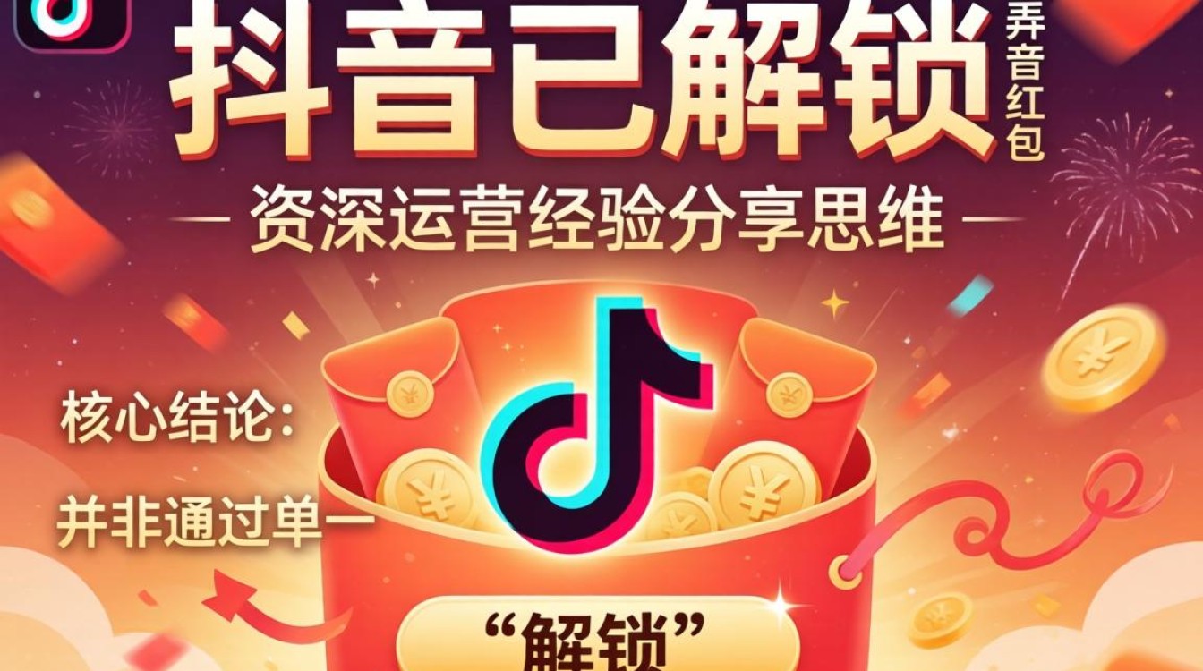 抖音红包已解锁怎么弄