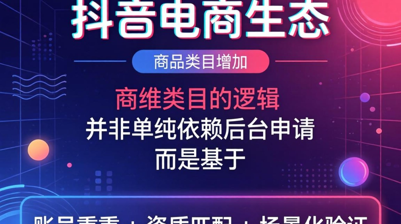 抖音增加商品类目怎么操作