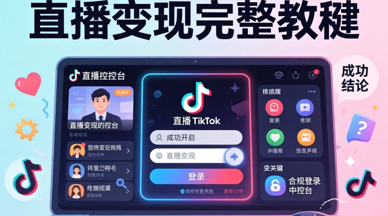 TikTok 直播中控台怎么登录