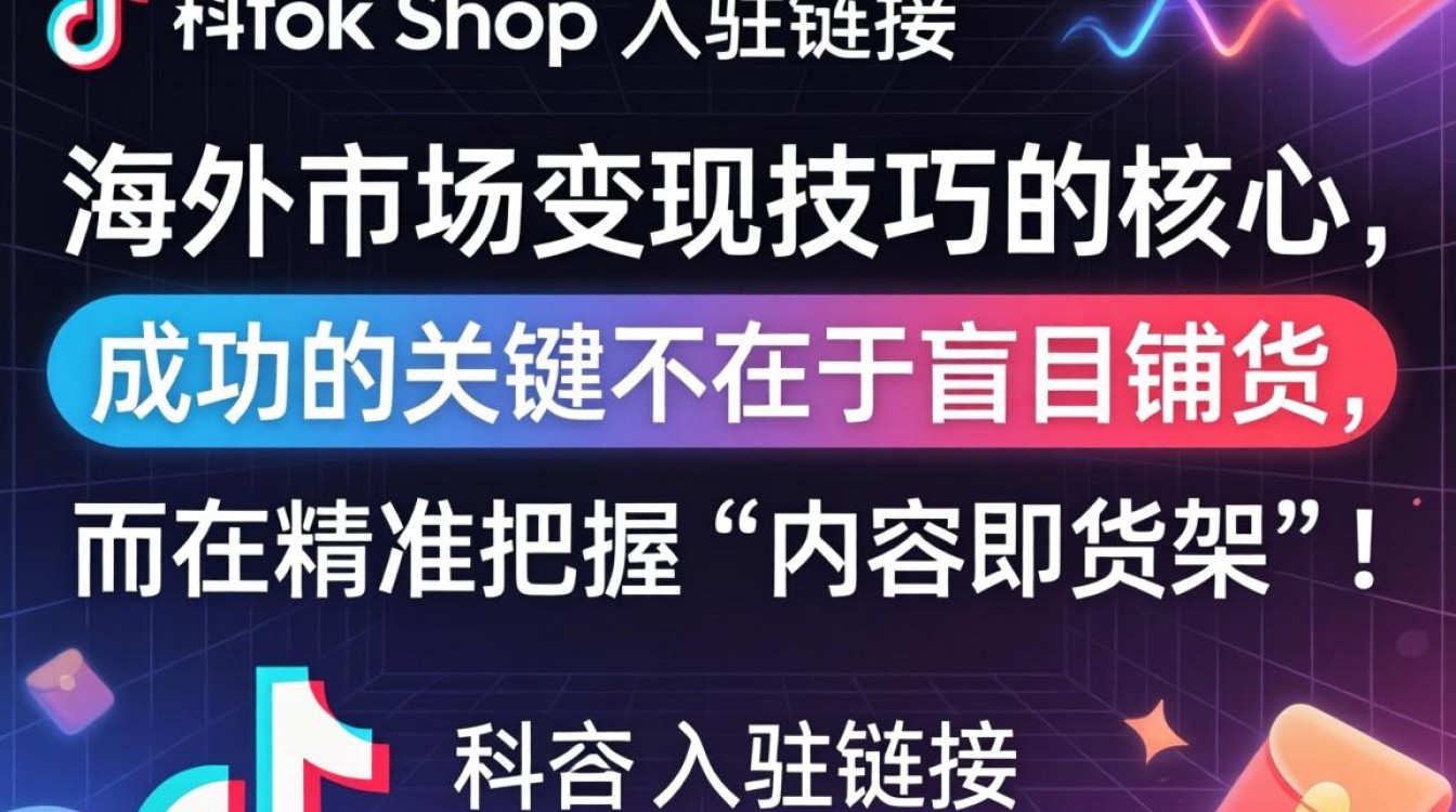 TikTok shop入驻链接