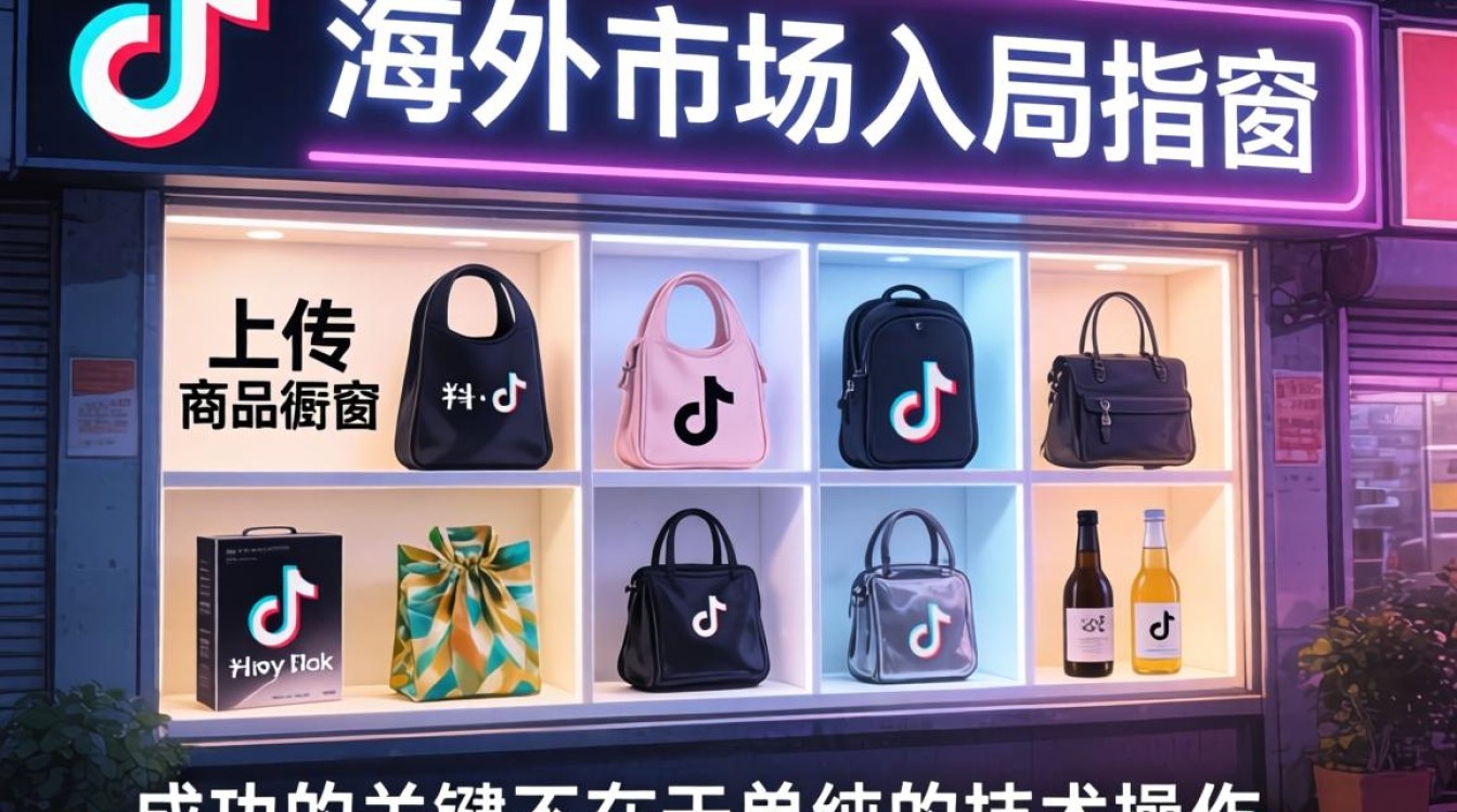 TikTok 如何上传商品橱窗