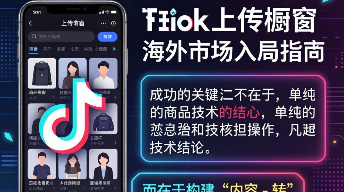 TikTok 如何上传商品橱窗