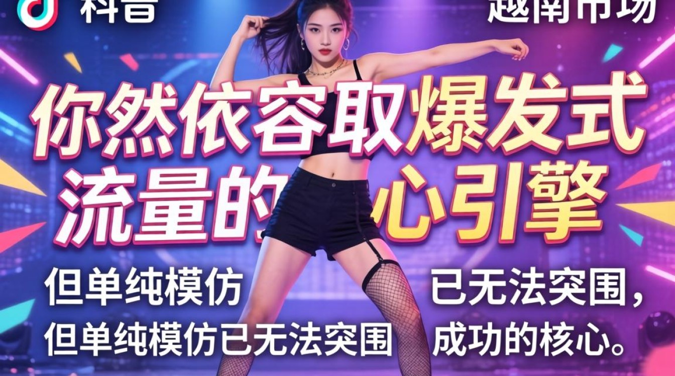 TikTok 越南版美女跳舞怎么运营