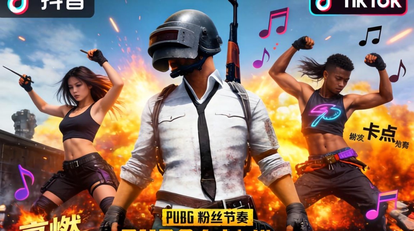 抖音 PUBG 跳舞卡点如何涨粉