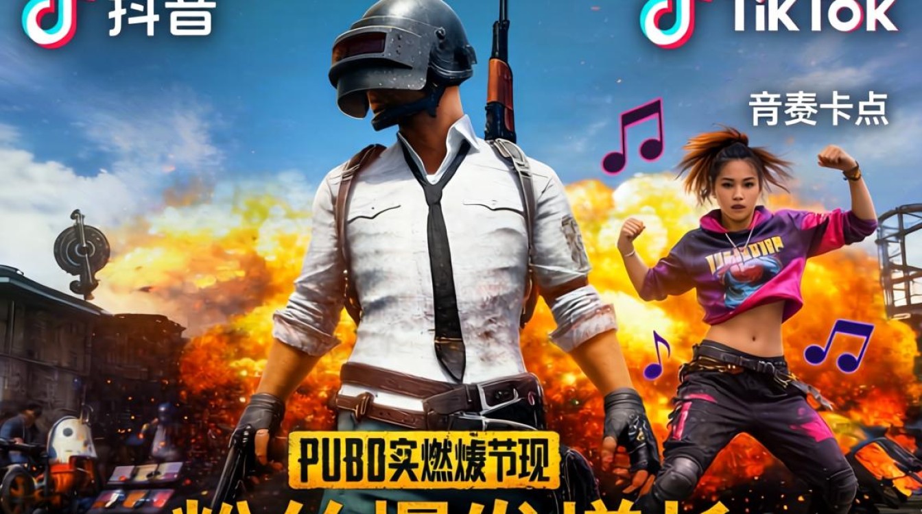 抖音 PUBG 跳舞卡点如何涨粉