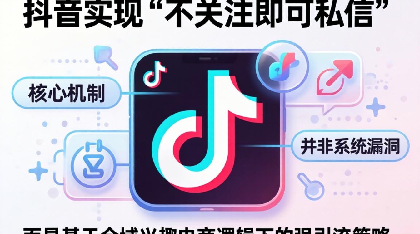 抖音不关注私信技巧与直播带货玩法