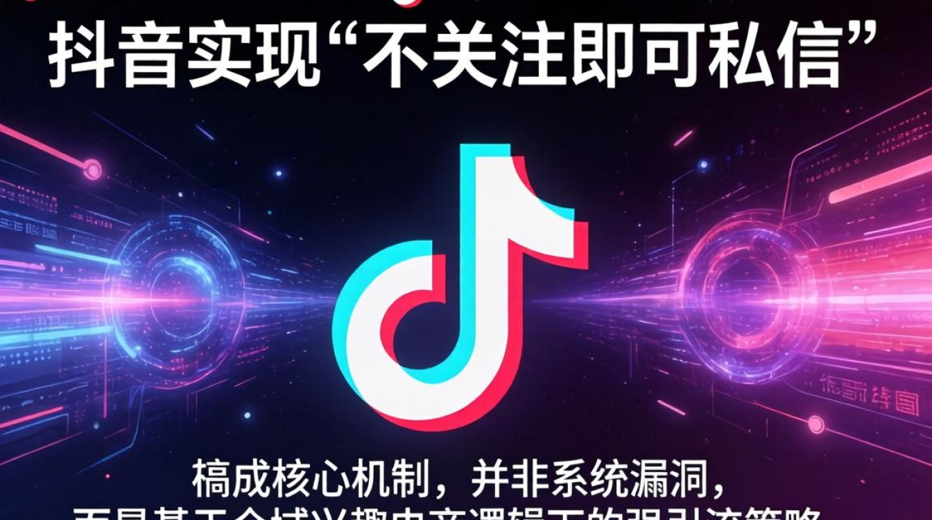 抖音不关注私信技巧与直播带货玩法