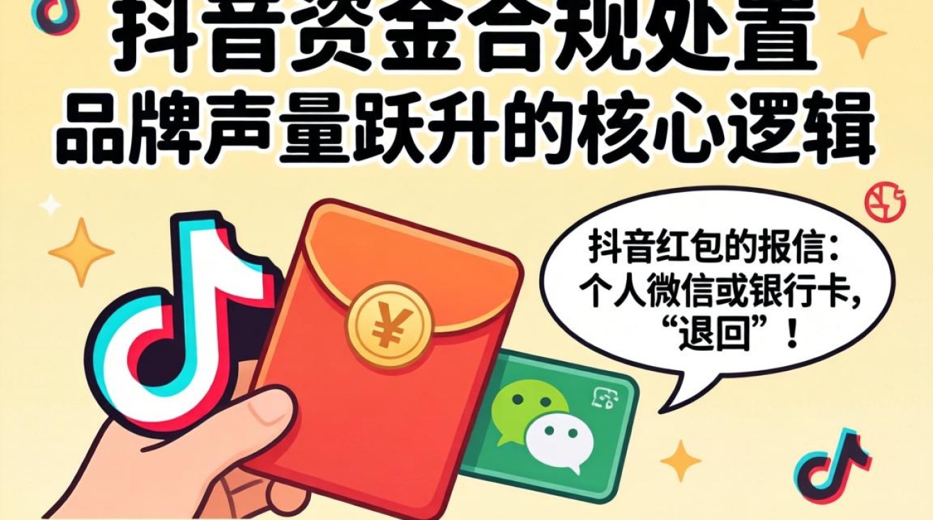 抖音红包里的钱怎么退回