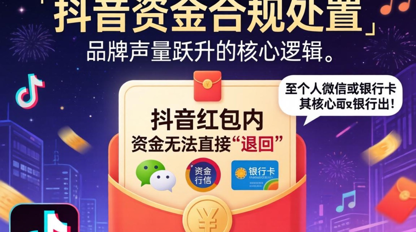 抖音红包里的钱怎么退回