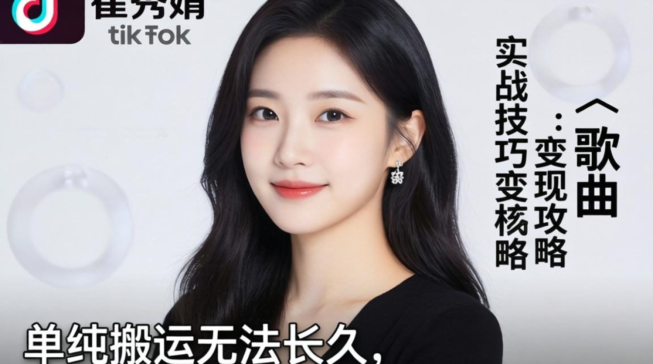 自媒体崔秀晶tiktok歌曲实战技巧变现攻略