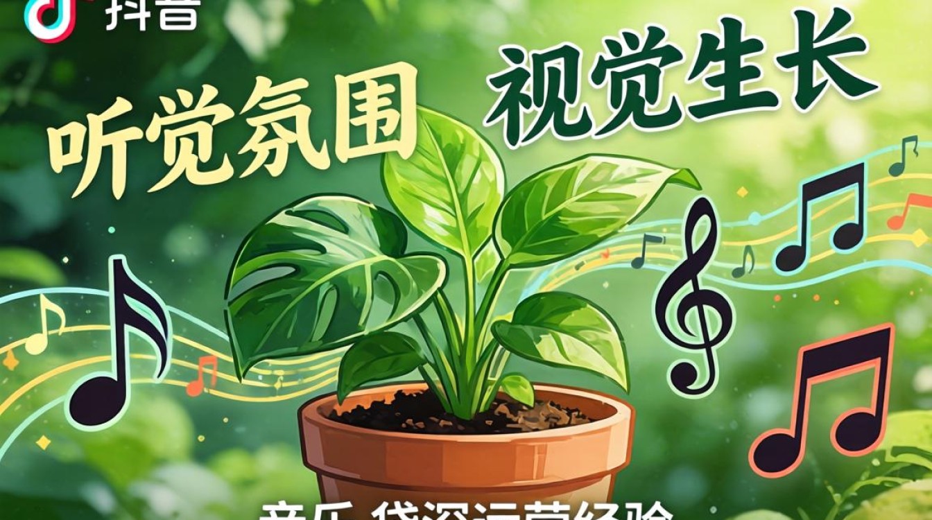 抖音种绿植怎么设置音乐