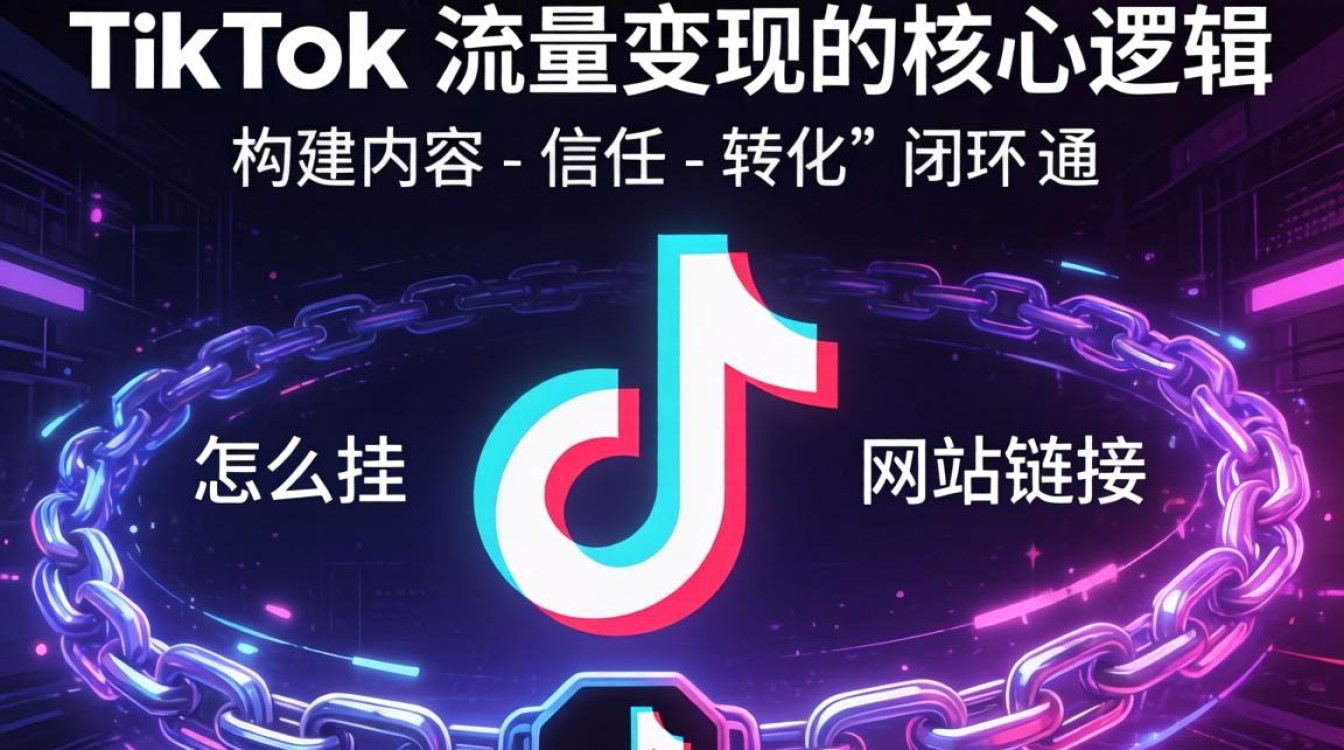 TikTok 怎么挂网站链接