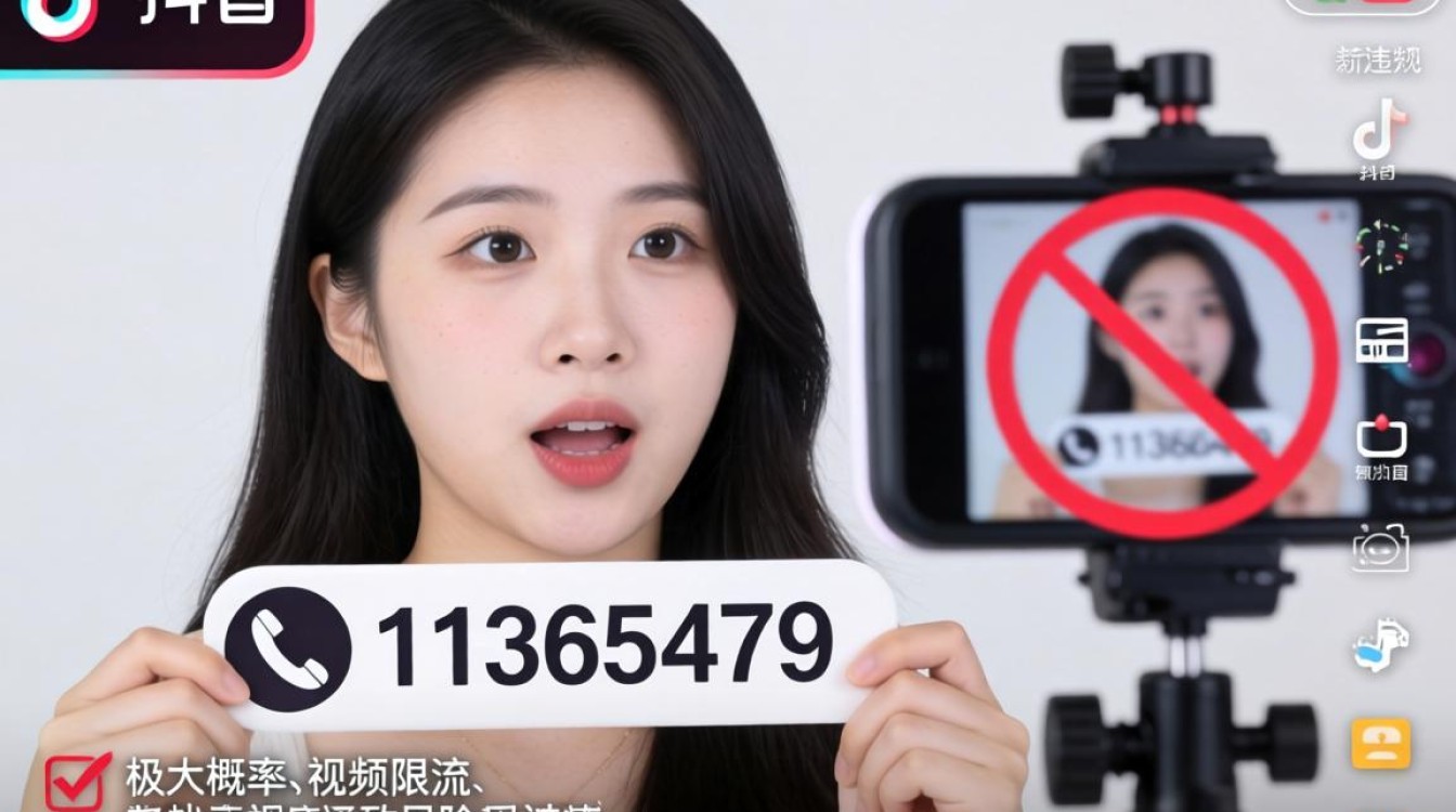 抖音怎么录视频电话号码