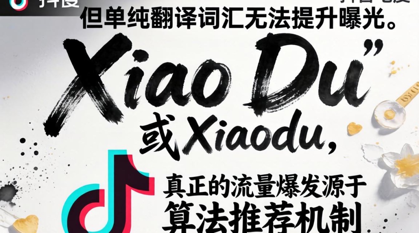 抖音小度的英语怎么写