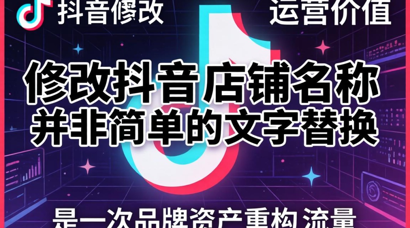抖音店铺改名教程与商品推广技巧