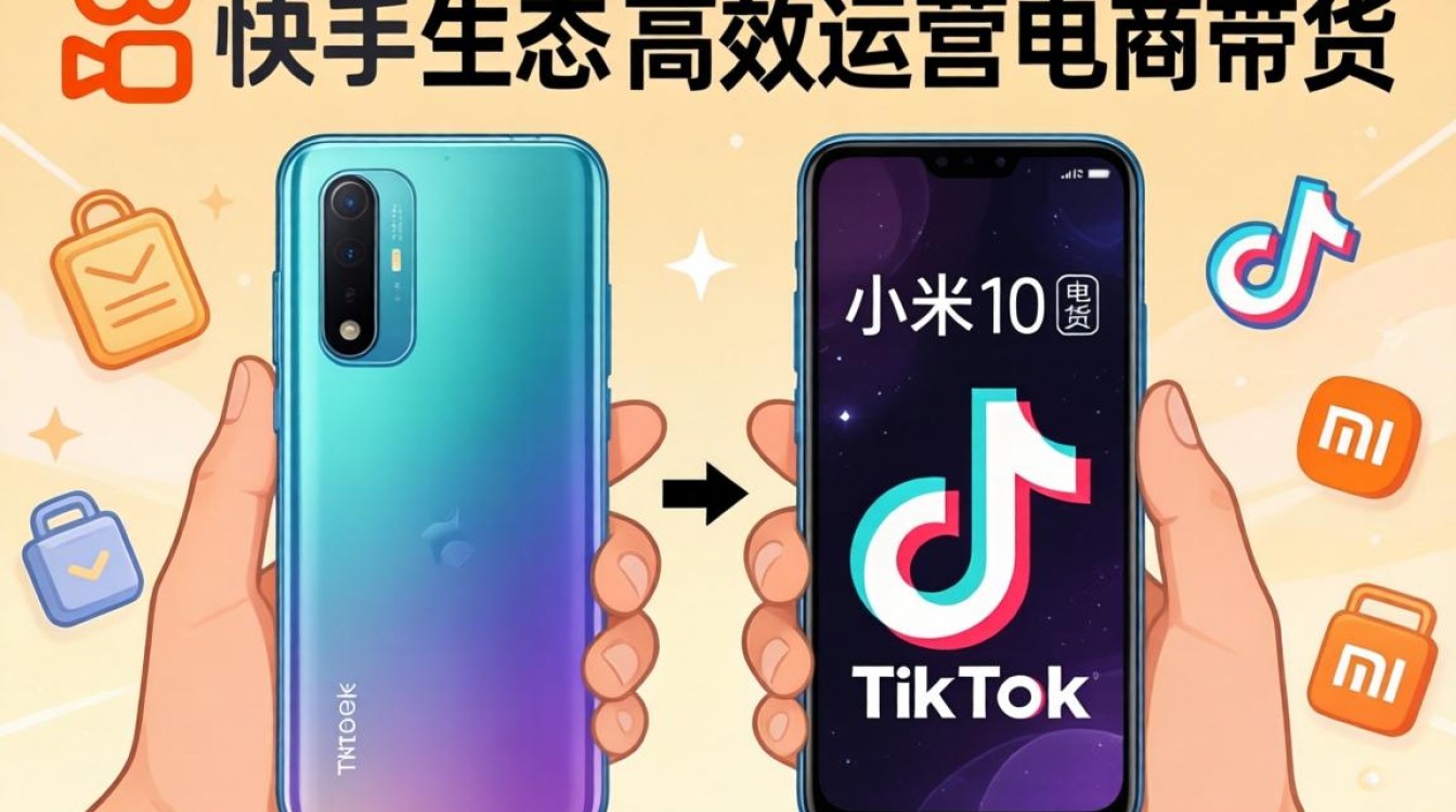 快手小米 10 如何看 TikTok 电商带货实战技巧