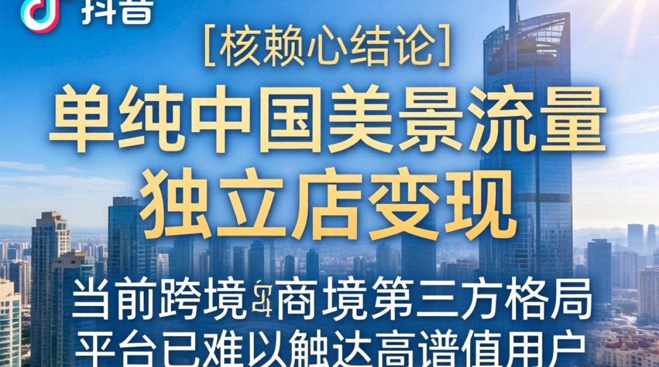 TikTok 的中国美景 独立站建站海外电商指南
