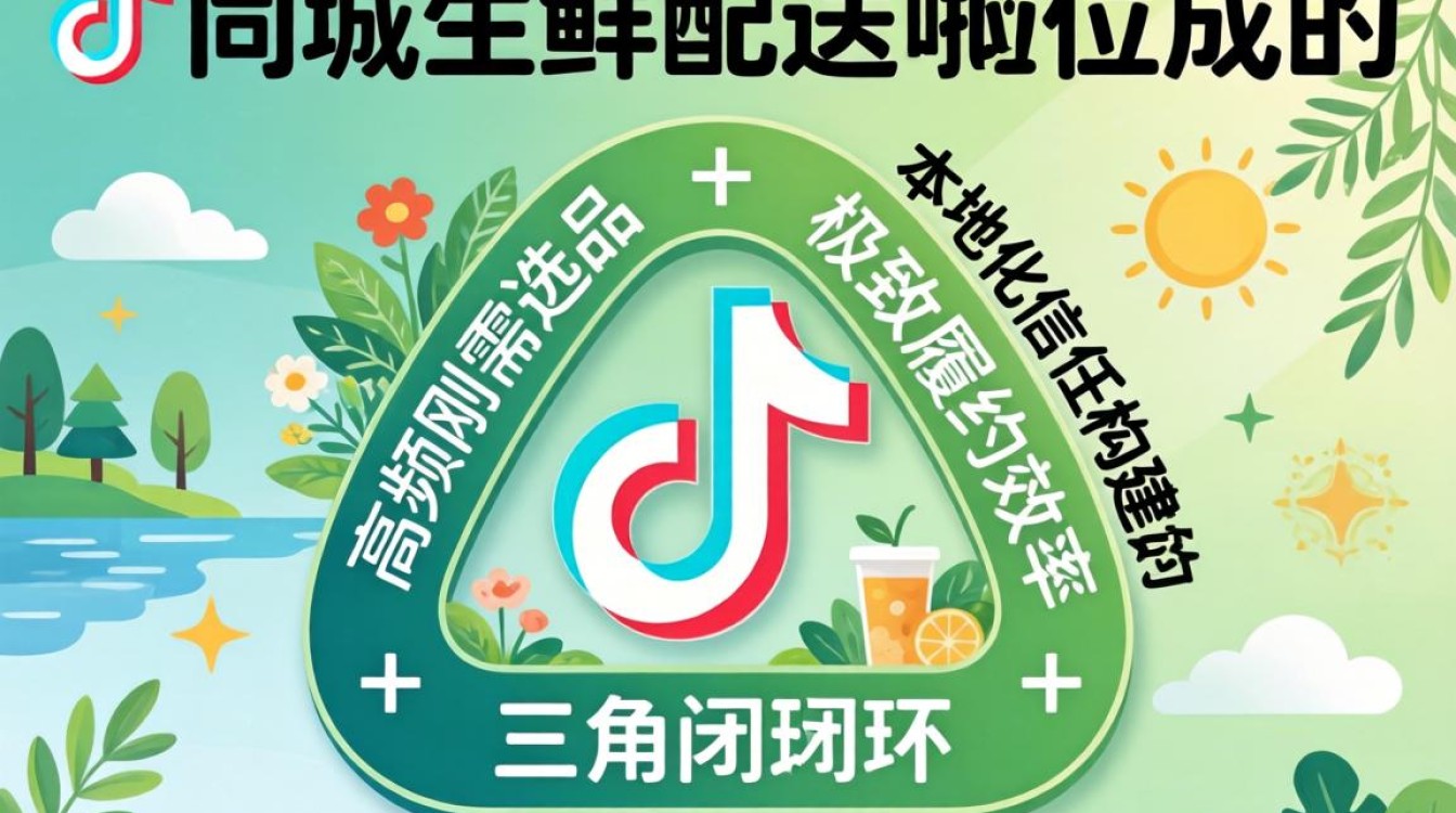抖音同城生鲜配送怎么做