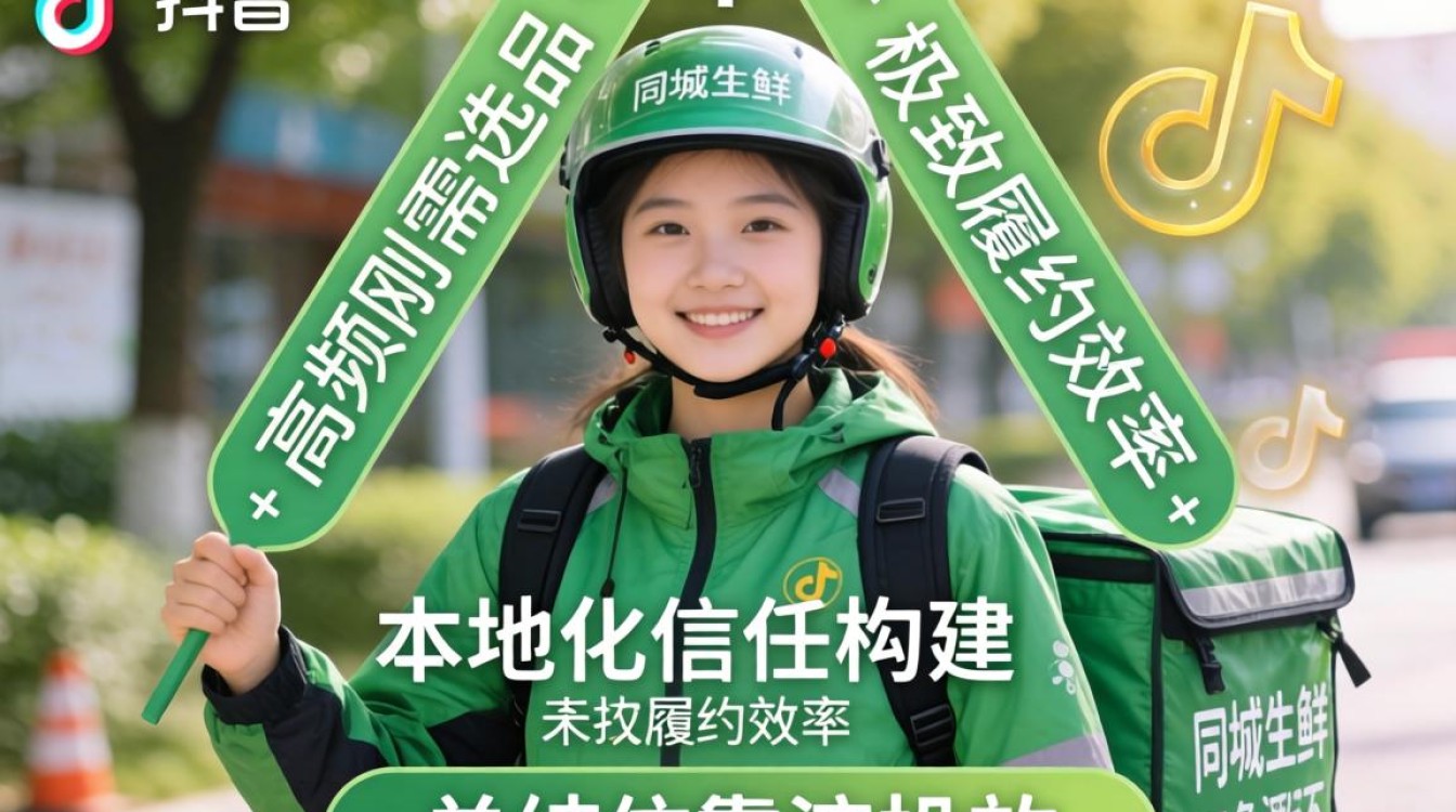 抖音同城生鲜配送怎么做