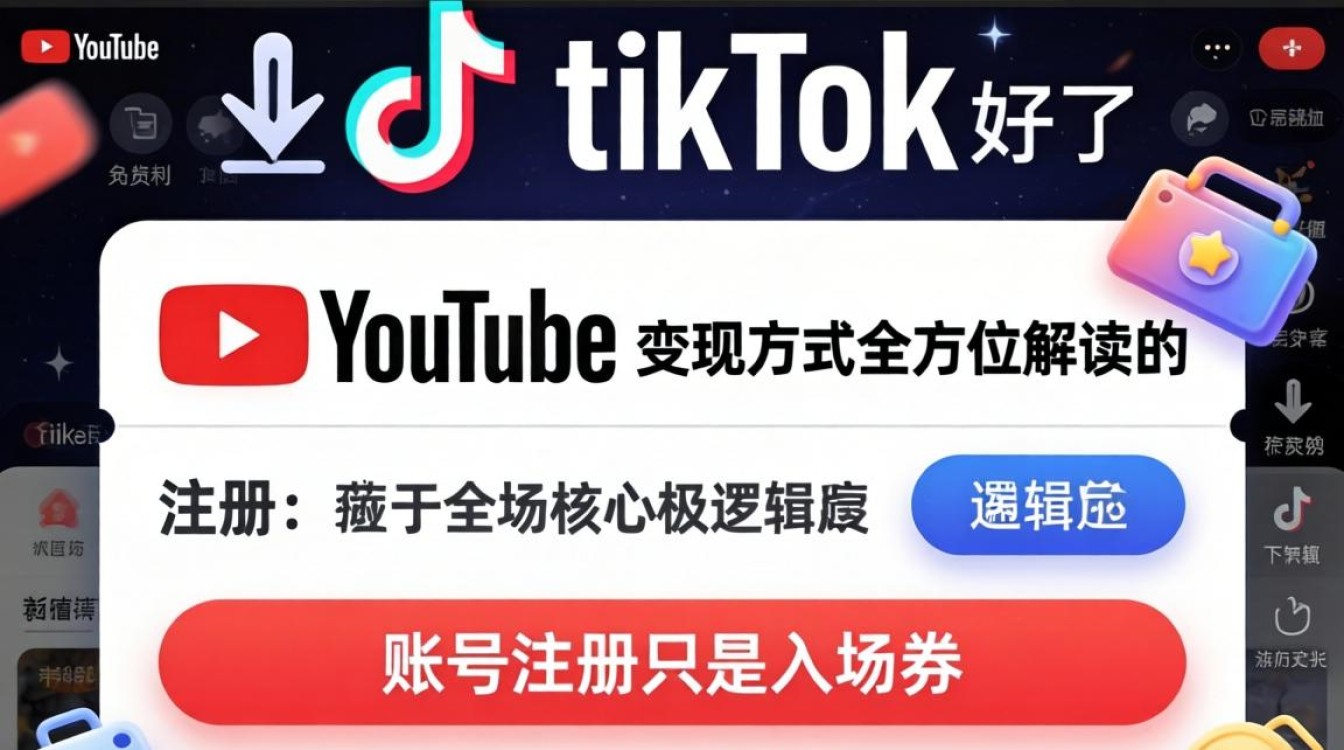 YouTube 下载好了 tiktok 怎么注册