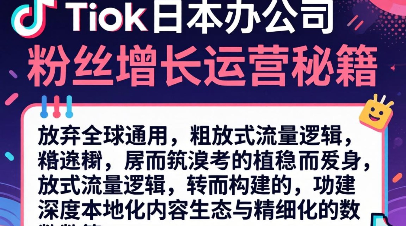 TikTok 日本子公司粉丝增长运营秘籍