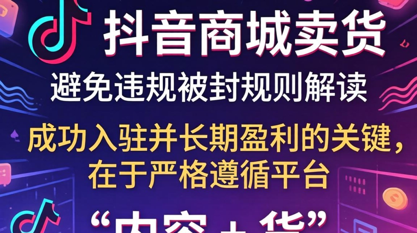 抖音入驻规则与违规封号避坑指南