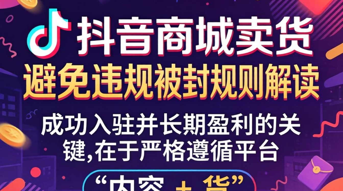 抖音入驻规则与违规封号避坑指南