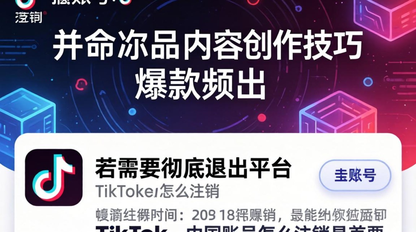 TikTok 中国账号怎么注销