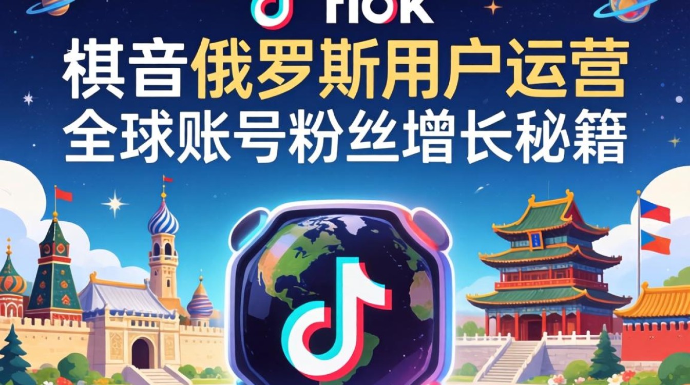 TikTok 俄罗斯用户运营全球账号粉丝增长秘籍