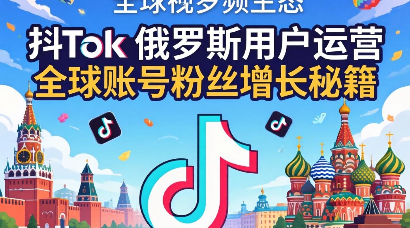 TikTok 俄罗斯用户运营全球账号粉丝增长秘籍
