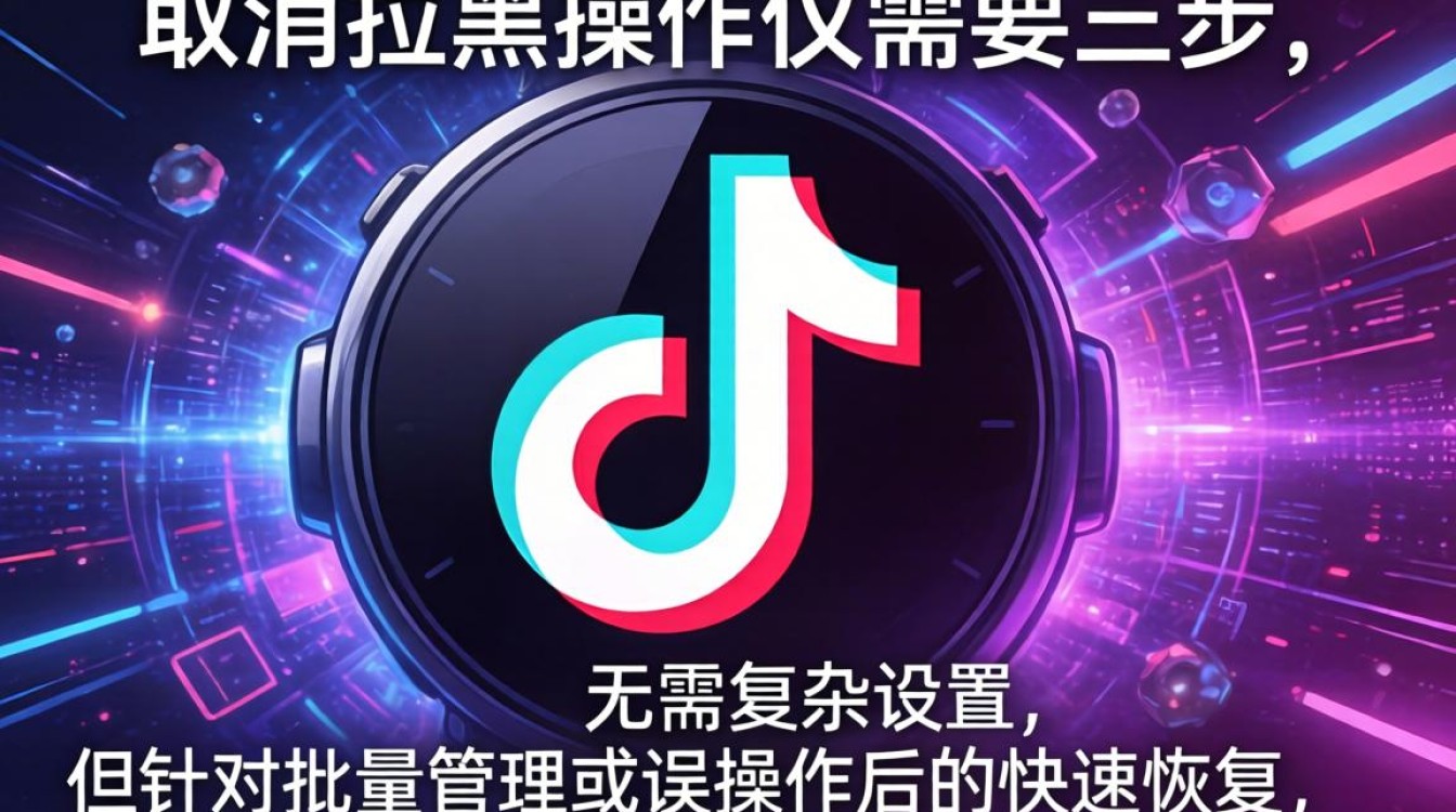 抖音怎么取消拉黑的人