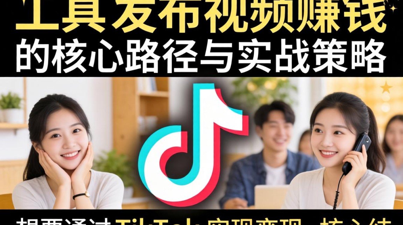 新手工具在tiktok发布视频赚钱