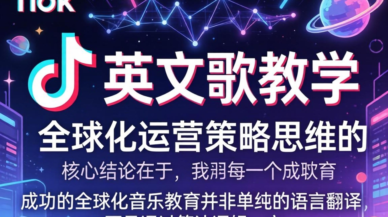 TikTok 英文歌教学怎么做