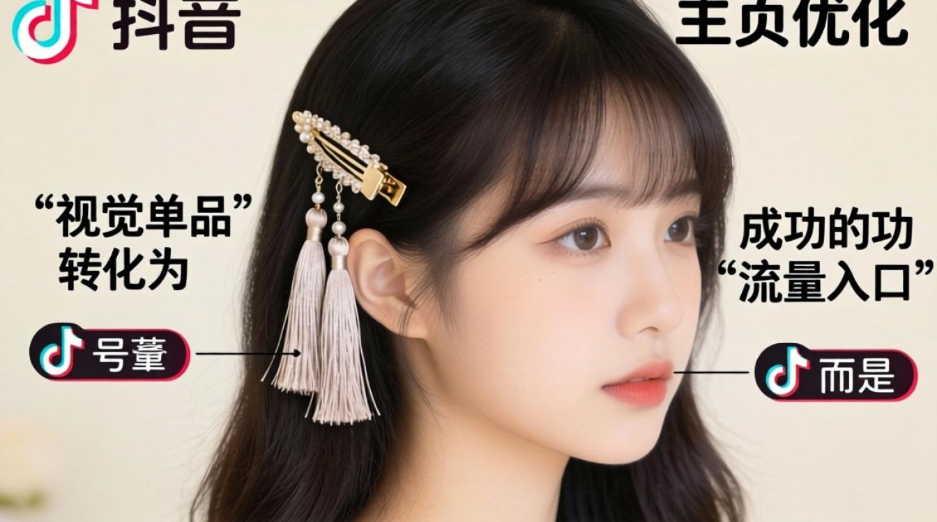 发夹造型教程与账号主页装修优化