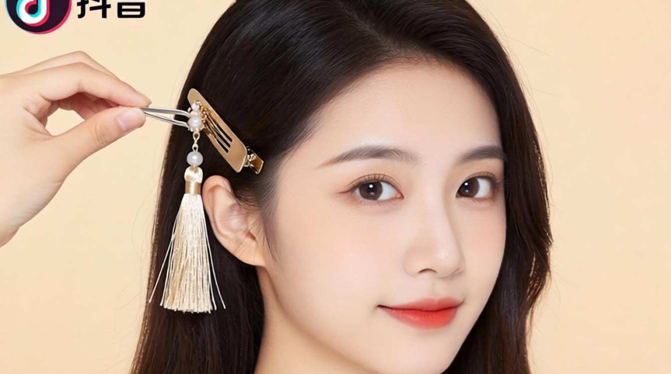 发夹造型教程与账号主页装修优化